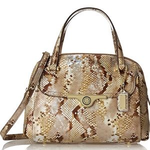 Anne Klein Iridescent Snake PU Mini Tote